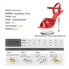 Sandals 2022 Stilettos Steel Pipe Dance Shoes Sandals Women Platform Model T Stage Show Sexy High-heeled 15CM Shoes Women Wedding Shoes L230720