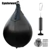 Punching Balls Professional Fitness Boxing Pear Speed Ball Set Boxing Punching Speed bag Base Set Accessory Pera Boxeo Training Equipment Tools HKD230720