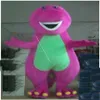 2019 Remise usine Barney Dinosaure Costumes De Mascotte Halloween Dessin Animé Taille Adulte Fantaisie Dress324Q