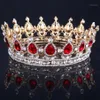 Crown Hair Accessories Barock Royal Tiara Crown Rhinestone Super Queen Wedding Bridal Gift for Women1204b