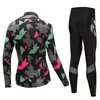 Racesets Lange mouw Fietskleding Kleding Jersey Sweatshirt Heren Nauwsluitend Sneldrogend Sublimatie Ademend Fietspak