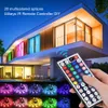 15M LED 5050 RGB Strip Light Controllo APP Cambia colore LED SMD 5050 RGB Strisce luminose con telecomando RF per camere Party249W