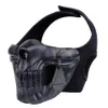 Máscara de caveira de Halloween máscaras de campo ao ar livre airsoft paintball capuz trator Máscara de cavaleiro de glória CS equipamento de proteção tático 203J