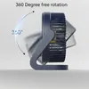 5 inch usb desktop fan 360 rotating mini adjustable portable electric fan summer mute air cooler for home office