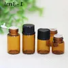 Wholesale Factory Price Amber 1ml 2ml 3ml 5ml Glass Dropper Bottles with Tip and Caps Mini Empty Vials For Essential Oil Eliquid Contai Ijjf