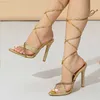 Sandały 2023 NOWOŚĆ SAMY SEXY SEXTO LABYTO ROME SIEDZIK Cross Pasek Wedding Buty Women Zapatos Mjer BC5865 L230720