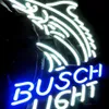 Yeni tat lastik neon bira tabelası çubuğu işaret gerçek cam neon ışık bira imza 154- Busch ışık 17 14 inç178o