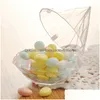 Emballage Cadeau 12 Pcs Transparent Diamant Forme Boîte De Bonbons Boîtes De Faveur Parti Récipient En Plastique Transparent Décor À La Maison Drop Delivery Jardin Festiv Dhblv