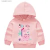 Hoodies Sweatshirts Hoodies for Girls Cotton Fall Autumn Boys Sweatshirts Contain Cartoon Children Tops Adfit Kids Compley T230720