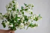 Dekorativa blommor 30 "Cream Fake Lilacs Flower Branch Faux Spring STEM | Centerpieces Floral Wedding/Home Decoration Gifts