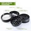 4 lager Mini Metal Tobacco Grinder Grinder aluminiumlegering Dry Herb Crusher Smoke Man Gift Pepper Pot Spice Mill Grinder