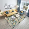 Carpets Noble Fan Carpet Living Room Washable Floor Mat Bedroom Carpet Large Area Carpet Living Room Mat Modern Printed Floor Carpet R230720