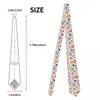 Bow Ties Mens Tie Classic Skinny Cute Fishes Funny Marine Life Colorful Pattern Slipsar smal krage Slim Casual Accessories Gift