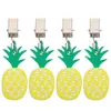 Tafelkleed Hawaii Gewichten Tafelkleed RVS Clip Party Picknick Tafelkleden Schattige Hanger Draagbare Hangers Ananas Decor