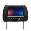 Schermo LED TFT da 7 pollici Monitor per auto Lettore MP5 Monitor per poggiatesta Supporto AV USB Multi media FM Altoparlante Car DVD Display Video 720P1290H