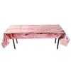 Mantel de mesa con lentejuelas brillantes, cubierta Rectangular, mantel de oro rosa/plata para boda, fiesta, decoración del hogar, multicolor/tamaños 3P
