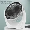 Portable Air Coolers Portable USB Mini Charging Fan Handheld Silent Cooling Fan Air Cooler Three-He-Eque Justerbar Desktop Fan Desktop Office Bedroom X0729