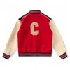 Giacche da uomo Cappotto da baseball Ce Giacca varsity firmata Ricamo Pu Leather Confortevole chiusura con perle Moda Letterman Jacket Abbigliamento da uomo