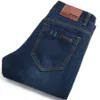 New Arrival Jeans Masculino Azul Escuro de Alta Qualidade Jeans Jeans Comprimento Total Lazer Standard Straight Jean Pant plus size 258W