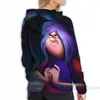 Herrtröjor herrar tröja för kvinnor roliga madame mim tryck casual hoodie streatwear