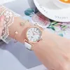 Frauen Uhren Einfache Uhr Frauen Mode Meeresspiegel Leder Gürtel Armband Damen Quarzuhr Kleid Armbanduhren Reloj mujer 230719