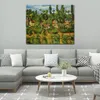 Modern Landscape Canvas Art the Chateau De Medan 1880 Paul Cezanne Painting Hand Painted High Quality