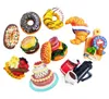 Sevimli tatlı çörek buzdolabı mesajı mıknatıs hediyelik eşyalar simülasyon çocuklar için gıda mıknatısı mesaj tutucu dekorasyon dh002