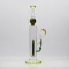 14インチ高さガラスボンポピュラー高品質の水道パイプPerc Glass Bong大人向けの卸売