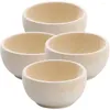 Dinnerware Sets Accessories Mini Wood Crafts Small Wooden Bowl Unfinished Playthings DIY Supplies