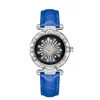 럭셔리 매력적인 학생 쿼츠 CWP 시계 다이아몬드 생명 방수 방수 및 방파제 다기능 여성 시계 Shiyunme Brand287i