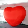 Énorme beau coeur rouge gonflable 3m 6m suspendu ballon coeur soufflé à l'air pour la saint valentin et la décoration de mariage242i