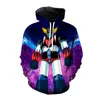 Erkek Hoodies UFO Robot 3D Baskı Sweatshirt Goldorak Anime Grendizer Hoodie Erkek Kadın Moda Sokak Giyim Harajuku Erkek Giysiler