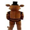 2019 alta qualidade Five Nights at Freddy's FNAF Freddy Fazbear Mascot Costume Cartoon Mascot Custom251v