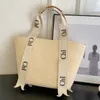 Borsa da spiaggia intrecciata in legno di moda da donna Borsa da spiaggia da uomo con tracolla in paglia Organizzatore Borsa di lusso con manico superiore Negozio di borse a tracolla Designer Anche borse a pochette sotto le ascelle