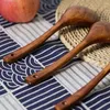 Spoons Kitchen Long Handle Wooden Dessert Rice Soup Spoon Teaspoon Cooking Utensil Wood For Mixing