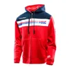 Men Women MOTO GP For HRC Racing Zipper Hooded Hoodie Fashion Men Jacket Size S-2XL209g