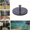Mini fonte movida a energia solar jardim piscina lagoa painel solar fonte flutuante decoração do jardim fonte de água gota T200619243H
