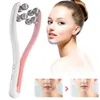 Face Massager EMS lift roller RF double chin V-shaped massager slimming lift skin care wrinkle prevention tool 230719