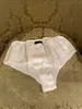 151103 mode classique à la mode Design de luxe Miu femmes Logo Satin bas Shorts slips M5