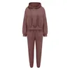 Tweedelige damesbroek, warme hoodie en pak, grote sportkleding, damessneeuw, damesjumpsuit voor