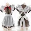 Festival Stage Costume Kvinnlig Maid Dress Coaplay Maid Suit Retro Clothing Transparent förkläde Uniform Ny erotisk underkläder 797228E