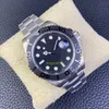 EWF Herrenuhr A3235, mechanisches Uhrwerk, RLX, Titangehäuse, Durchmesser 42 mm, alkoholisches schwarzes Zifferblatt, Schweizer eisblaues, leuchtendes Saphirkristallglas
