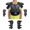 Moto armure corps complet protéger gilet cyclisme Motocross Blance vélo armure costumes garçons filles patinage genou coude Guard3025