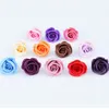 Ny design 50st Box 5cm Rose Soap Flower Head Wedding Valentine's Day Gift New Year Gift Diy Artificial Flowers Home Decor319B