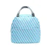 Storage Bags Lunch Bag Reusable Insulated Cooler Waterproof Cute Zipper For Women Men Pack Work Picnic Trave Food