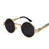 Metal Punk Round Frame Sunglasses Men Women Fashion Glasses 22 Colors sunglassesp