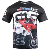 Heren T-shirts Motorfiets offroad T-shirt met korte mouwen kleding sneldrogende motorfiets outdoor zomermode oversized 230720