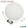 AC DC 12V 24V led downlight 3W 4W 6W 9W 12W 15W 25W led ceiling recessed grid downlight round panel light 254F