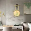 Duvar lambaları Hongcui Çin tarzı lamba Modern Vintage Pirinç Yaratıcı Tasarım Sconce Işık Led Altın Dekor Evde Oturma Odası Yatak Odası