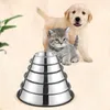 Großhandel! Haustierprodukte Verdickter, rutschfester Hundenapf aus essbarem Stahl für Katzen B0074